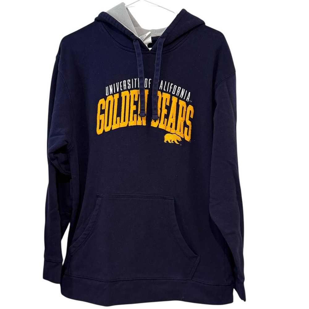 Champion Large UC Berkeley Golden Bears Navy Hoodie Sweatshirt Oversized